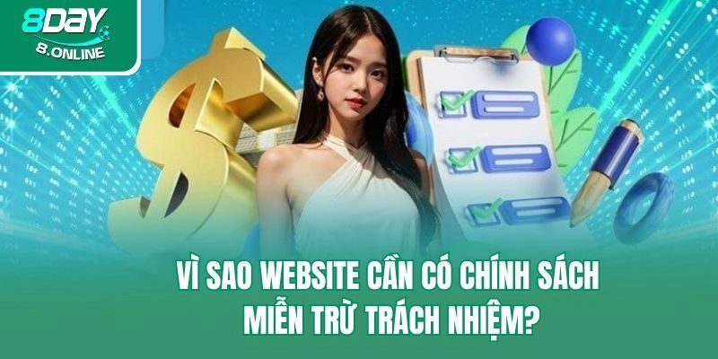 Vì sao website cần có chính sách miễn trừ trách nhiệm?